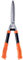 KADAX Heckenschere, Strauchschere, Länge: 53 cm, manuelle Gartenschere zum Schneiden von Sträuchern, Hochwertige Stahl-Klingen, Wellenschliff, antihaftbeschichtet, schwarz/orange