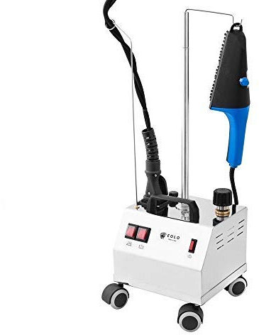 AEOLUS Professional Steam Generator Steam Brush Steamer Vertical Treatment Copper Boiler Energy Saving Anti-Limescale Resistance Steam Regulation 4 Wheels AV02 INOX 5 Years Warranty Efficiency A++