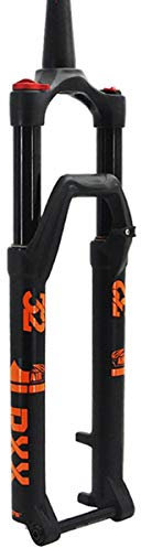 QHY 26″/27,5/29 Luft Mountainbike MTB Gabel 140mm Federweg Rückprallanpassung Kegelrohr Fahrrad Federgabel Durch Die Welle 15 * 100mm (Color : Black, Size : 29inch)