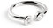 SINGULARU - Anillo Personalizado Letter Spark Plata. Ajustable. Plata de Ley 925 con Acabado Baño de Rodio. Talla Unica. Joyas para Mujer. Letra G