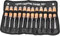 Wood Turning Chisel, 12Pcs 8in High Speed Steel Wood Chisel Sets, Grinder Wood Carving Chisels, Wood Chisel for Modeling, Carving, Cutting