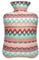 Foricom Hot Water Bottle with Cover, 1.8L Large Hot Water Bag for Pain Relief Hand Feet Warmer, Gift for Women/Men Cold and hot compresses(Green)