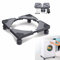 HENGMEI Adjustable Washing Machine Base Frame Washing Machine Base 4 Feet for Dryer, Washing Machine and Refrigerator (Grey)