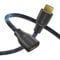 Sonero® cavo di prolunga Premium High Speed ​​​​HDMI 4K, spina HDMI A a presa HDMI A, contatti dorati, doppia schermatura, rivestimento in tessuto, 1,50 m