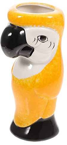 Cabilock Tasse à Cocktail Tiki Forme De Perroquet Mug Unique Pour Boissons Pour Fête Hawaïenne Et Bar Décoratif Parfait Pour Offrir Ou Utiliser Soi-même