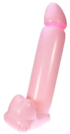 Labstandard Aufblasbares Junggesellinnenabschied-Spielzeug, 90 cm, Brautdekorationen, Dusche, aufblasbare Banane, Foto-Requisite, Junggesellinnenabschied, Partyzubehör, Dekorationen (1 Stück)