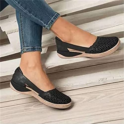 BBPM Sandales Femme Été Chaussures Pieds Sensibles Chaussures Pieds Larges Chaussure Femme Confortable Sandales à Bout Ouvert Sandale Randonnee Chaussures De Loisirs,Noir,EU38/US7