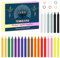 Tobeape Spell Chime Candles 24 pcs Colored Candles, 4 Tall Unscented Mini Taper Candle for Witchcraft, Wiccan Altar, Magic Tools, Rituals, Prayer, Meditation and Party Decoration
