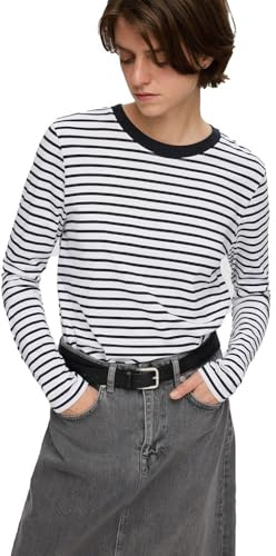 SELECTED FEMME Female Longsleeve Gestreiftes | Long-Sleeved T-shirt