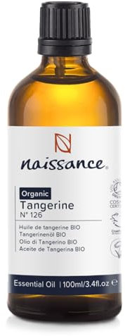 Naissance Mandarinenöl (Tangerine) BIO (Nr. 126) - 100 ml - Naturreines Mandarine Ätherisches Öl - Ätherische Öle für Naturkosmetik, Aromatherapie, Duftlampe, Duftöl für Aroma Diffuser