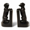 Buchstütze Dackel Hunde Buchständer in Schwarz im 2er-Set