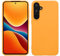 kwmobile Hülle kompatibel mit Samsung Galaxy A55 5G Hülle - weiches TPU Silikon Case - Cover geeignet für kabelloses Laden - Fruity Orange