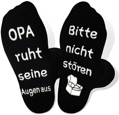ELF-GRETTER Socken Geschenk für Opa, Vatertagsgeschenk für Opa, Vatertag opa Geschenk, Opa Geschenke Geburtstag, Bester Opa Geschenk, Sinnvolle Geschenke für Opa, Lustige Geschenke für Männer