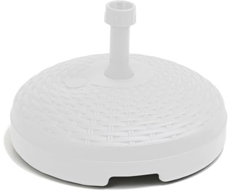 Maury's Base Per Ombrellone in Polipropilene da Giardino (Bianco 20LT)