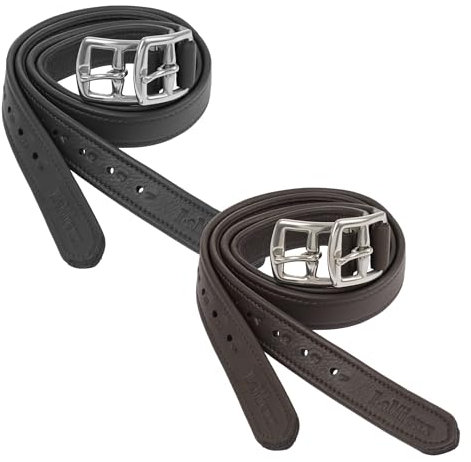 LeMieux Steigbügel für Kinder, Leder, 85 cm, Braun