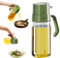 Olive Oil Dispenser Sprayer for Kitchen Cooking, 2 in 1 Glass Dispenser Bottle for Kitchen, Food-grade Oil Mister for Air Fryer, Salad, Frying, BBQ