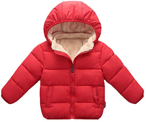 Bambini Bambino Bambino Neonato Neonati Maschi Solido Cappotto Invernale con Cappuccio Giacca Spessa Capispalla Calda Abiti Abiti Giacche Anni