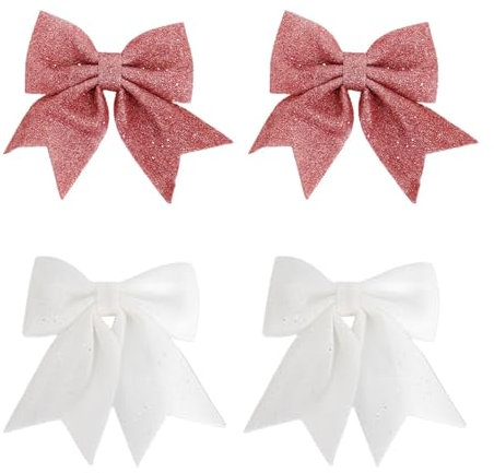 Sharplace Packung mit 4 Christbaumschleifen für die Feiertage