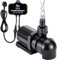 AQQA Aquarium Wasserpumpe,30W 3000L/H Aquarium Teichpumpe,Einstellbare Tauchpumpe mit Zirkulation machen Welle,Fütterungsmodus,20 Optionen Flow,Leise Amphibipumpe für Fischtank,Wasserfall,Hydroponik