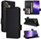 Rojeuinn Funda Compatible con OPPO A5 Pro 4G/5G con 1 Vidrio Templado de protección, Cierre magnético con Solapa, Cuero PU y Libro Movil Carcasa,Función de Soporte y Billetera Caso