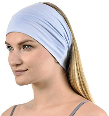 Jasmine Silk Bandeau en bambou Unisexe - Bleu - taille unique