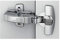 Hettich Topfscharnier Sensys 8631i, 9091412 95°,Kröpf. 9,5mm Stahl silber vernickelt