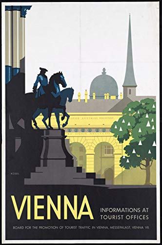 Unbekannt Poster Vienna Wien Österreich Austria Poster Kunstdruck 50 x 70 cm auf Papier 300 g
