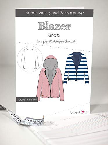 Schnittmuster und Nähanleitung - Kinder Blazer