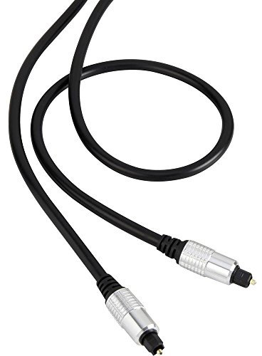Toslink Digital-Audio Anschlusskabel [1x Toslink-Stecker (ODT) - 1x Toslink-Stecker (ODT)] 1.50 m Schwarz SuperSoft-Umm