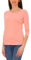 Alkato Damen Shirt 3/4 Arm mit Rundhals, Farbe: Apricot, Größe: XL