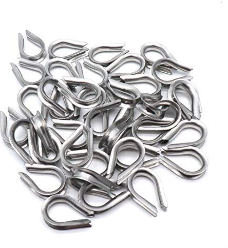 M4, Edelstahl, 1/8 – 5/32 Zoll, Kabelschuhe, Nähen, 40 Stück