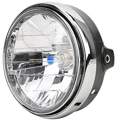 EBTOOLS Phare de Moto 7 Pouces pour Bandit 600 - Phare Avant Rétro Adapté pour CB400/Hornet 250/VTEC (Lentille Claire)