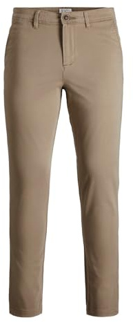 JACK & JONES Jungen Jjimarco Jjbowie Sa Beige Noos Jr Hose, Beige, 164 EU