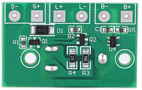 Placa de circuito de control del módulo controlador de lámpara solar con interruptor para batería de litio de 3.7V Foco solar Placa de circuito de tierra enchufable