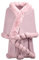 ZLYC Damen Winter Faux Fur Poncho Warm Strick Kunstpelz Cape Cardigan (Normal Hellrosa),Einheitsgröße