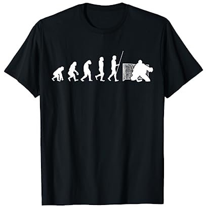 Eishockey Torwart I Goalie | Ice Hockey Evolution Geschenk T-Shirt