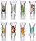 H-ENY Punta del Filtro di Vetro del Supporto di Cigarette del Diamante di Colore con Il Diamante Set del Filtro del Tatto della Sigaretta 8mm, la Bocca Piatta Riutilizzabile, Facile Pulito, 8pcs