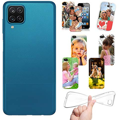 Stileitaliano Cover Personalizzata per Samsung A12 A125 personalizzabile con Foto Testi Disegni e Grafiche Personalizzate