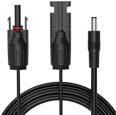 ALLPOWERS Solarpanel Adapterkabel zu DC 5,5x2,1mm mit 5,5x2,5mm Stecker Kabelstecker 1.5M 16AWG