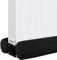 fowong 88cm Draught Stoppers, Draft Excluder for Doors,Blocks Drafts, Light, Noise & Debris, Energy Efficient Under Door Seal - Black