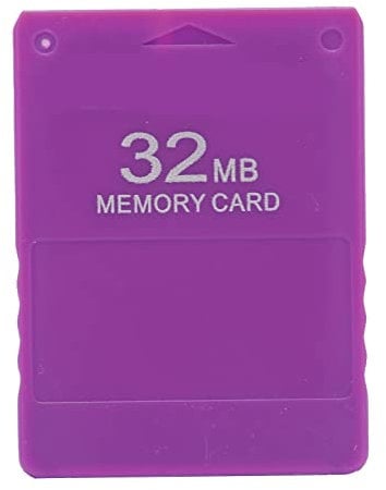 Elprico Memory Card for PS2,32MB Game Memory Card High Speed Professional Game Accessories for Playstation 2(Purple)