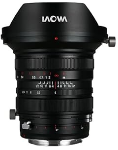 wotsun Venus Laowa 20mm f/4 Zero-D Shift Ultra Wide-Angle for Canon RF Mount Camera, Full Frame Zero-Distortion