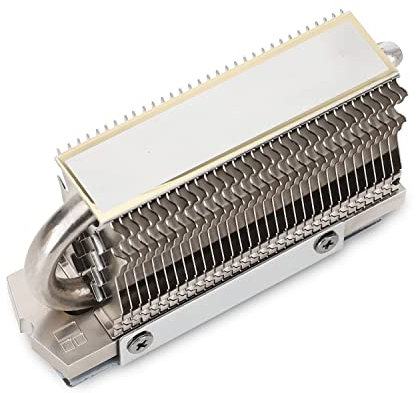 M.2 Kühlkörper, NVMe M.2 2280 SSD Doppelseitige kühler mit 14,8W/mK Wärmeleitpad, 6mm Heatpipe