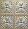 Paneele aus Polystyrol XPS, Deckenpaneele, 3D Wandpaneele, Styropor Dekoren, Decken Retro Vintage Wandverkleidung, 3mm dick - 50x50cm (20m²-80 Stück, Retro 05)