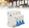 Disjoncteur miniature DZ47-63 C10 3P, protecteur de surcharge de disjoncteur 3 pôles 400V 10A Capacité de segmentation du disjoncteur miniature à montage sur rail DIN 6000A