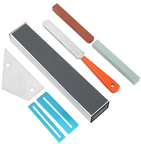 Kit di Strumenti di Riparazione per Liutaio per Chitarra, Lima per Tasti Crowning File Mola per Tastiera Protezione per Chitarra Fret Rocker Strumento per Chitarra Basso Banjo