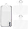 GoldRock 2 Stück Handykette Handy Lanyard Pads, Transparent Handykette Patch Universal Pads, Handyband Handy Lanyard Patch, Wasserdicht Handy Pads für Kette, Telefon Patch für die Meisten Smartphones
