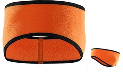 SHUIZONG Cache Oreilles Femme 1Pcs Mollet d'oreille en Mollet-Oreille Muff Bandeau d'oreille Muffe Bande De Bouff-Orange