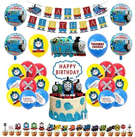 Decorazioni Compleanno Thomas Train Compleanno Decorazione Trenino Thomas Deco Compleanno Thomas Palloncini Feste Thomas Palloncino Compleanno Trenino Thomas Topper Torta Thomas Banner Compleanno