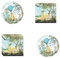 Lot de 40 fournitures de fête Winnie comprenant 20 assiettes (17,8 cm), 20 serviettes, utilisées pour la décoration de fête d'anniversaire rétro (A)